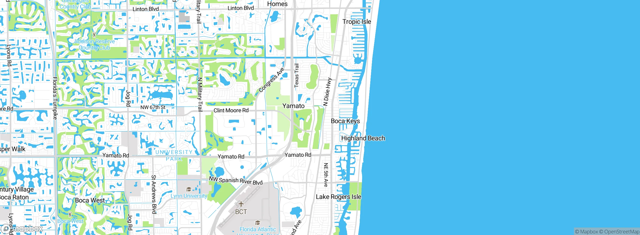 Map showing approximate location