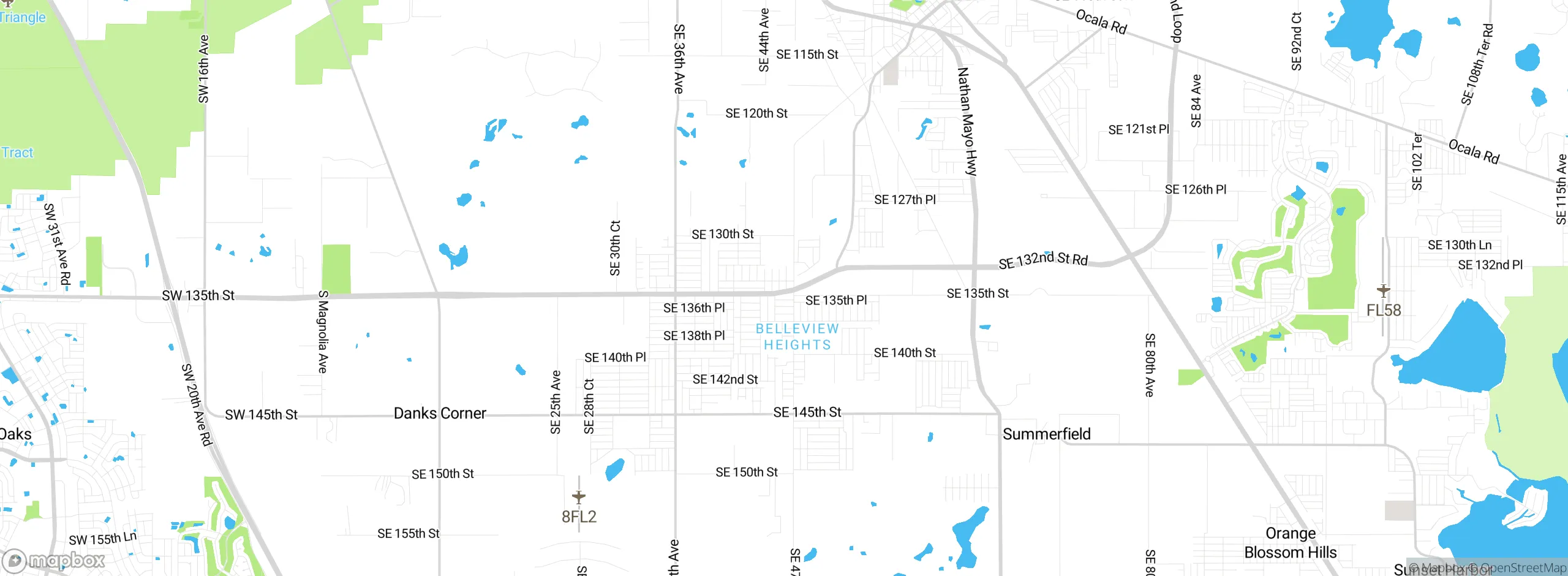 Map showing approximate location