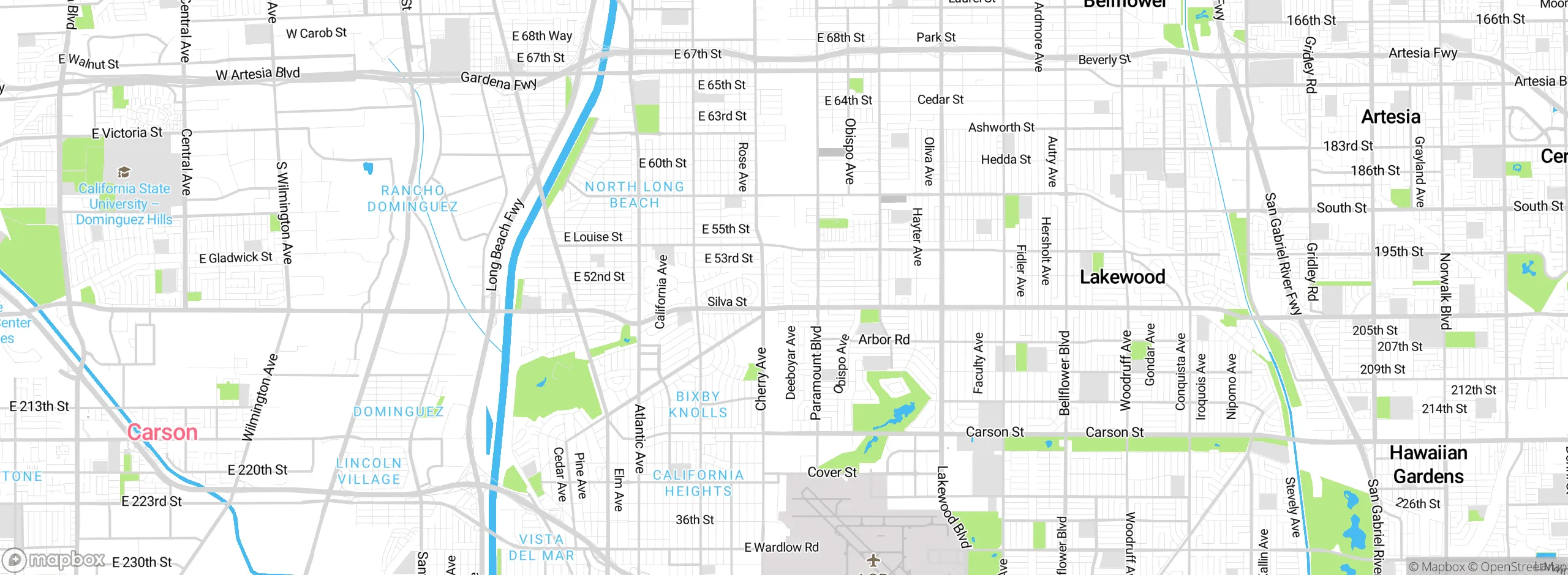 Map showing approximate location