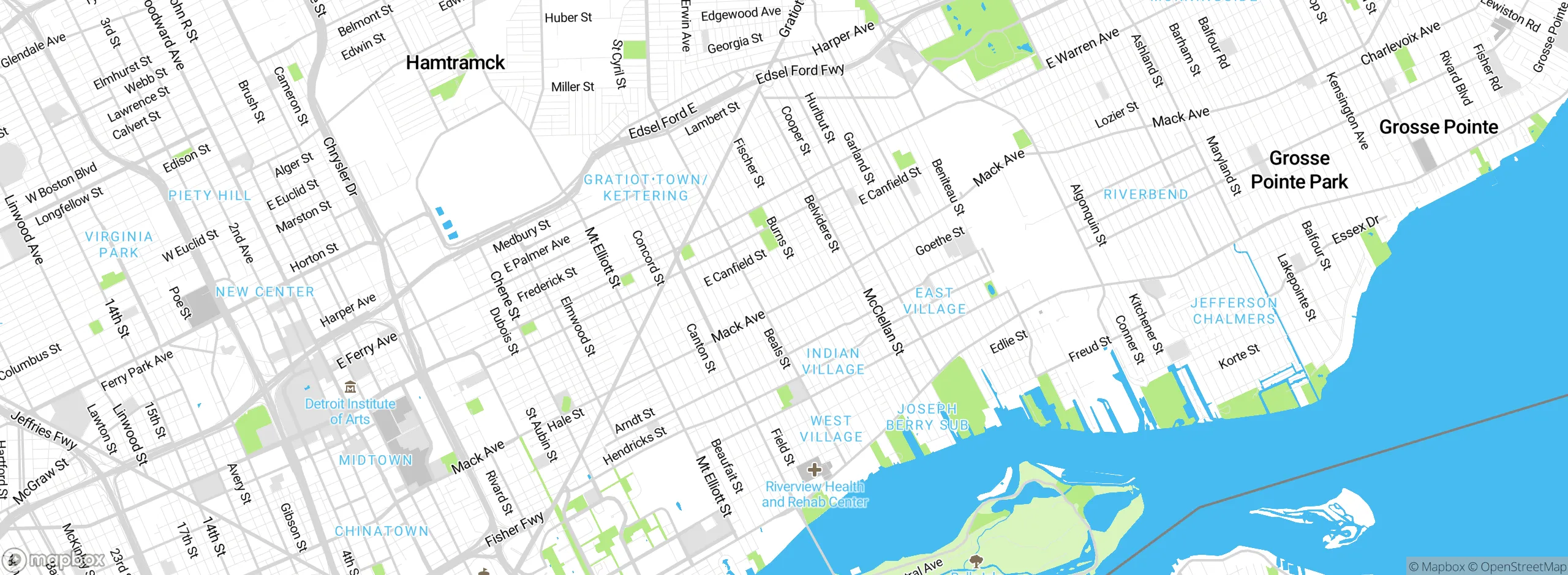 Map showing approximate location