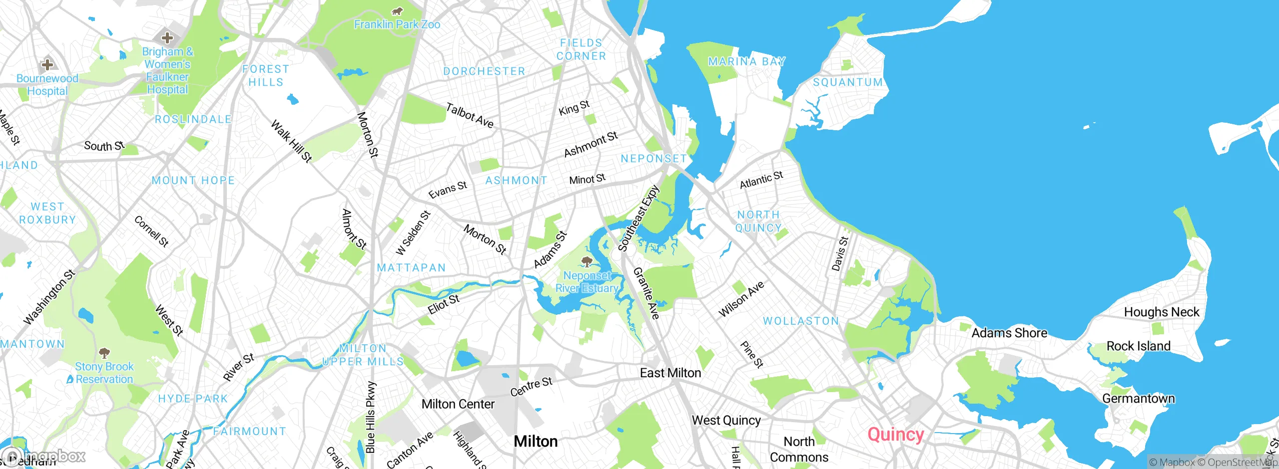 Map showing approximate location