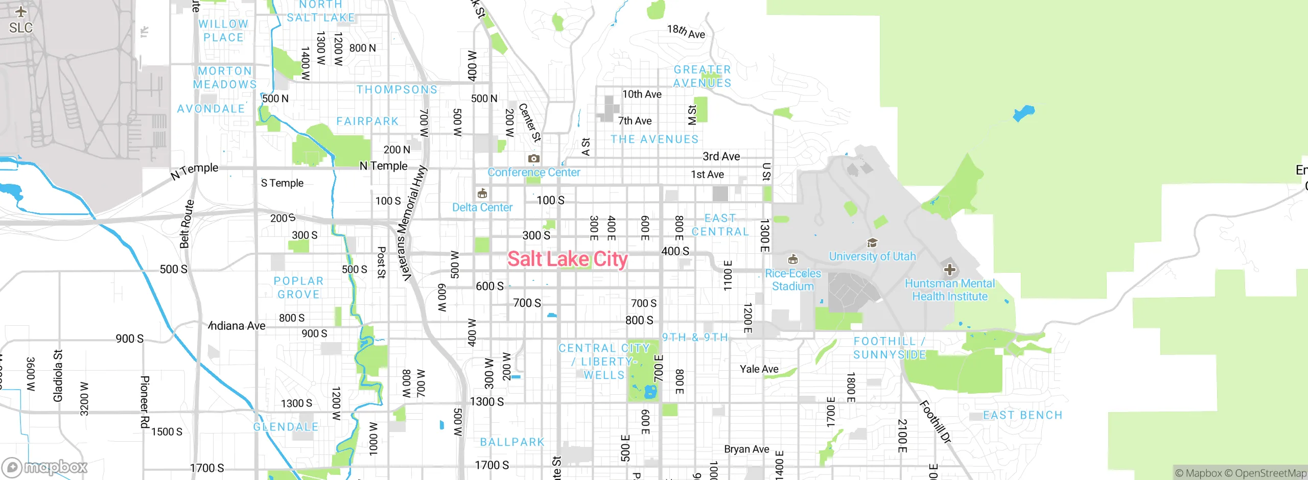 Map showing approximate location