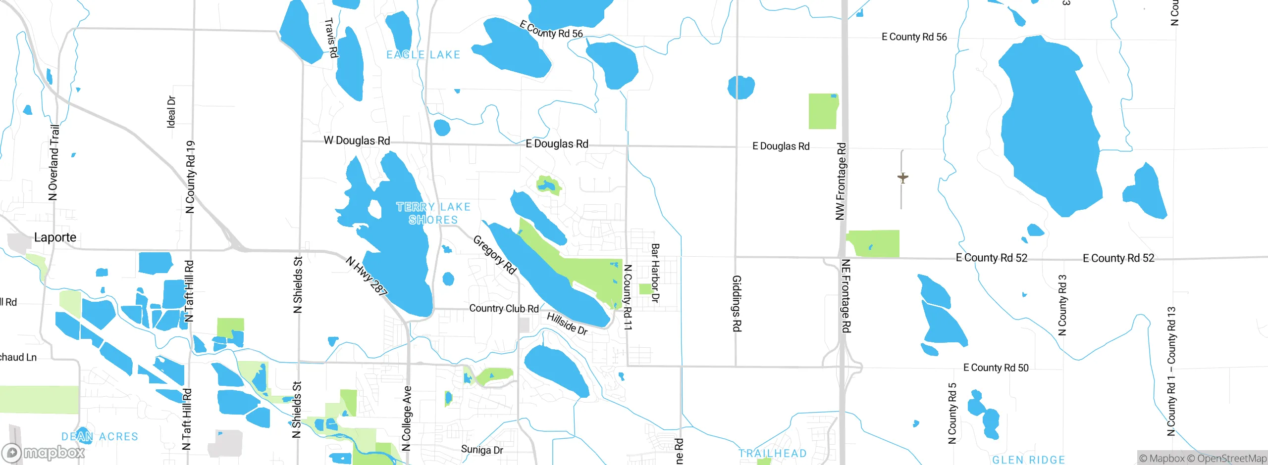 Map showing approximate location