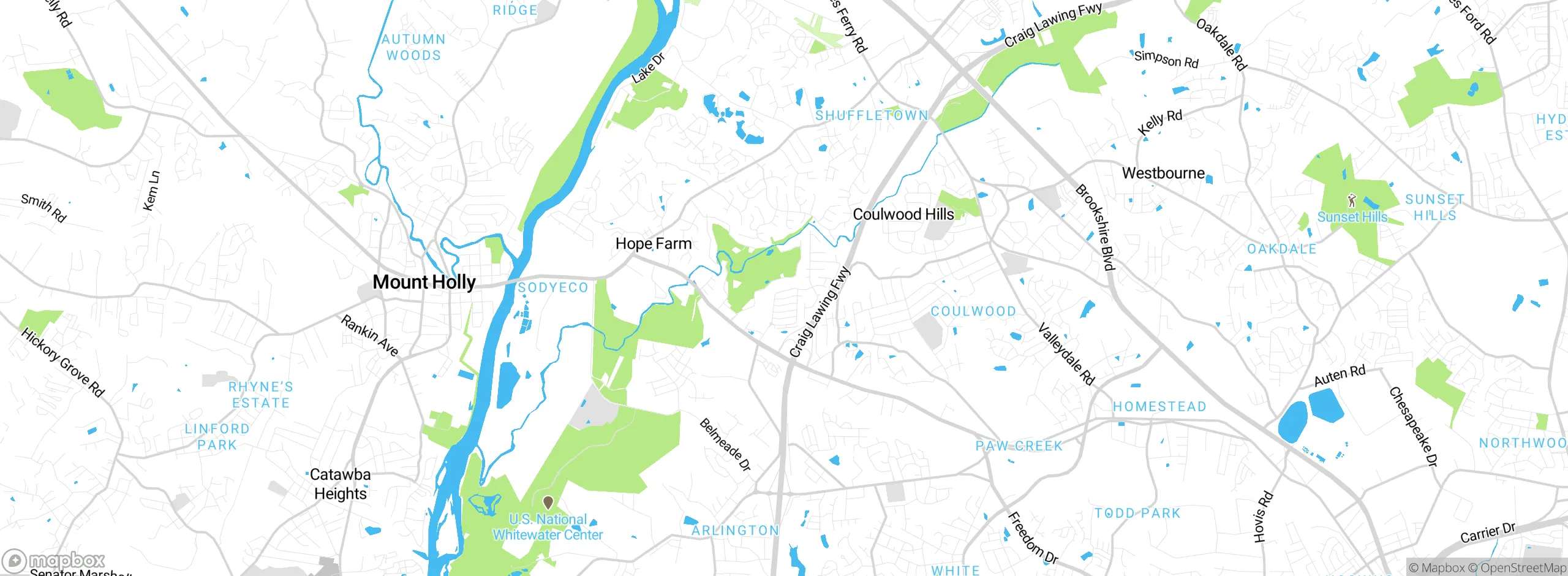 Map showing approximate location