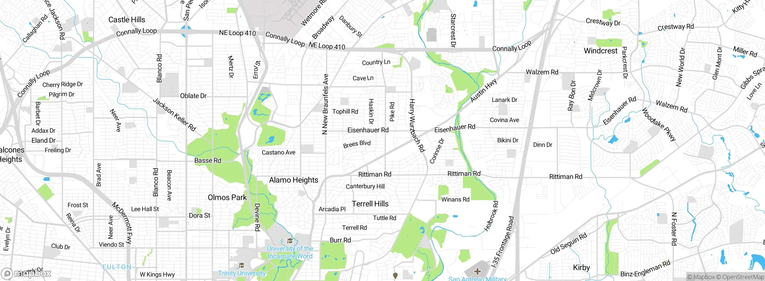 Map showing approximate location