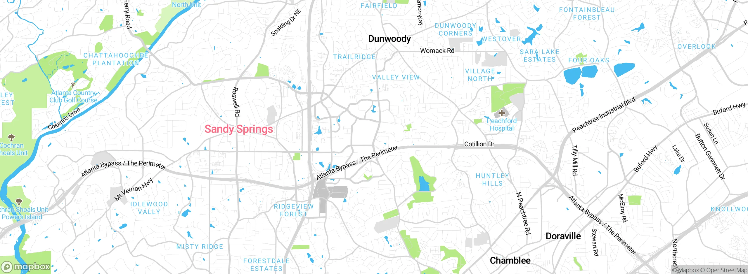 Map showing approximate location