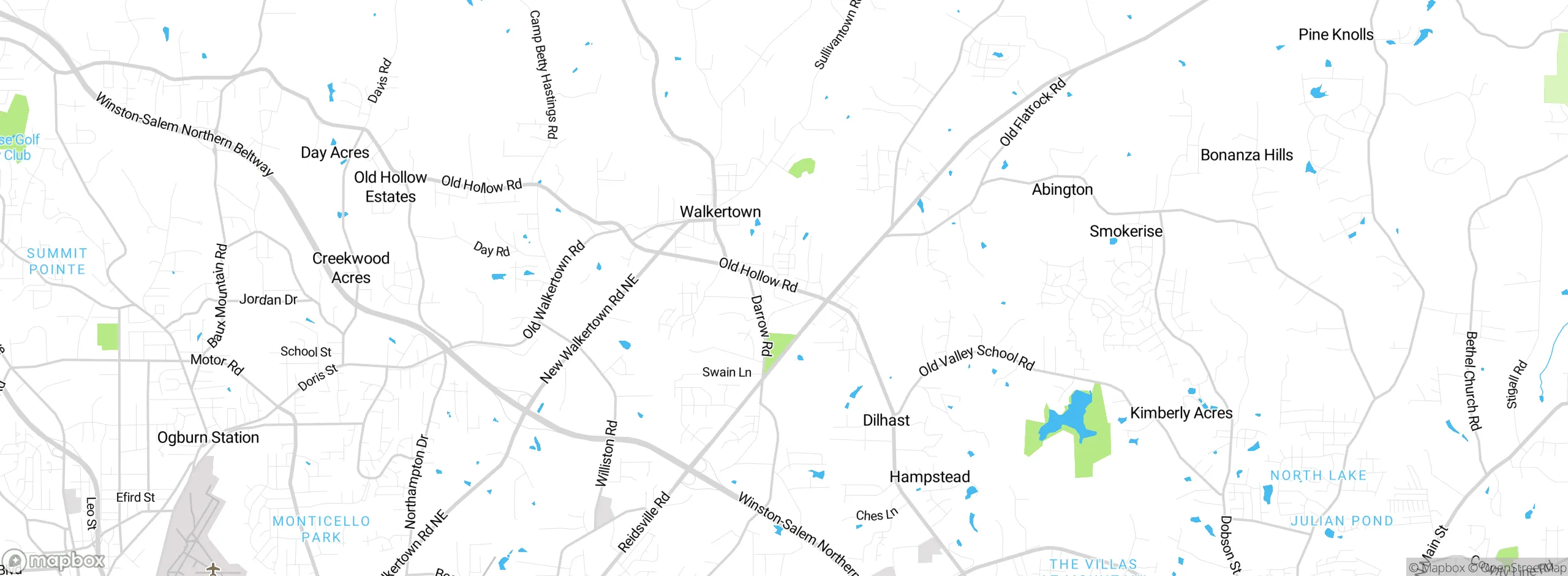 Map showing approximate location