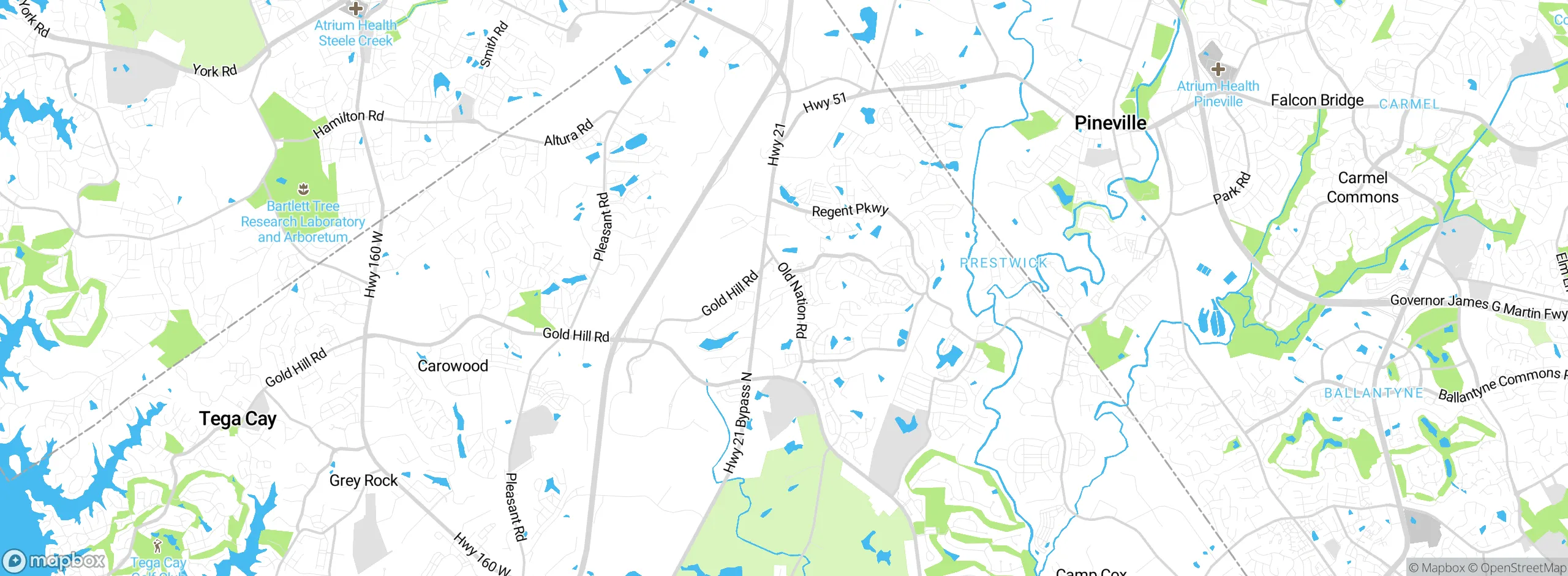 Map showing approximate location