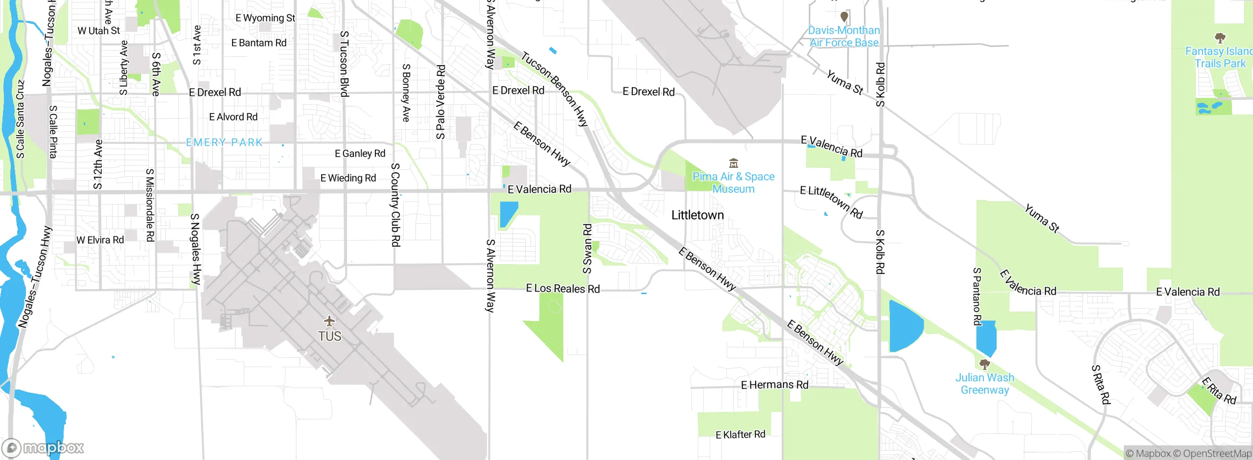 Map showing approximate location