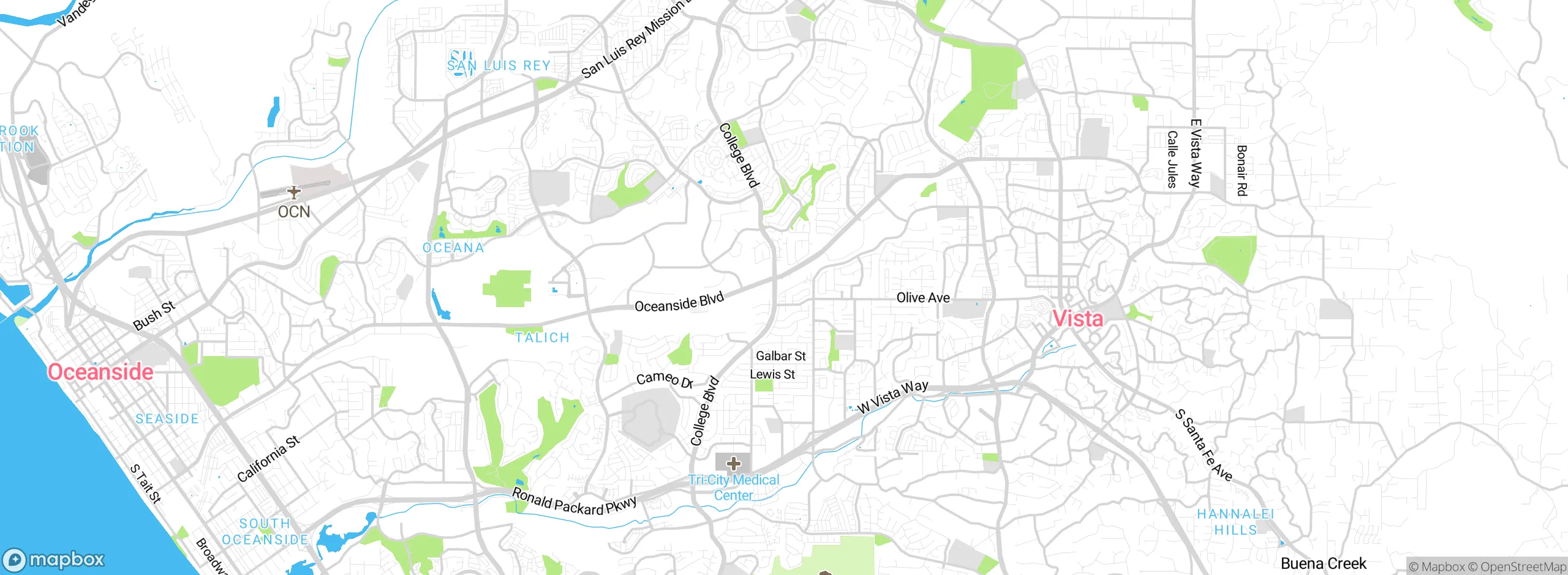 Map showing approximate location