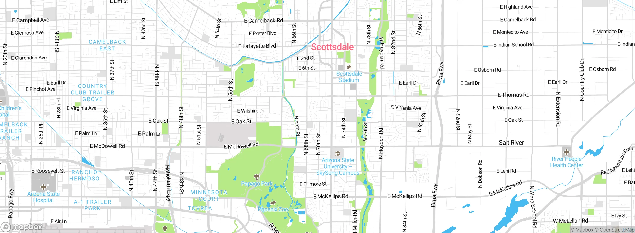 Map showing approximate location