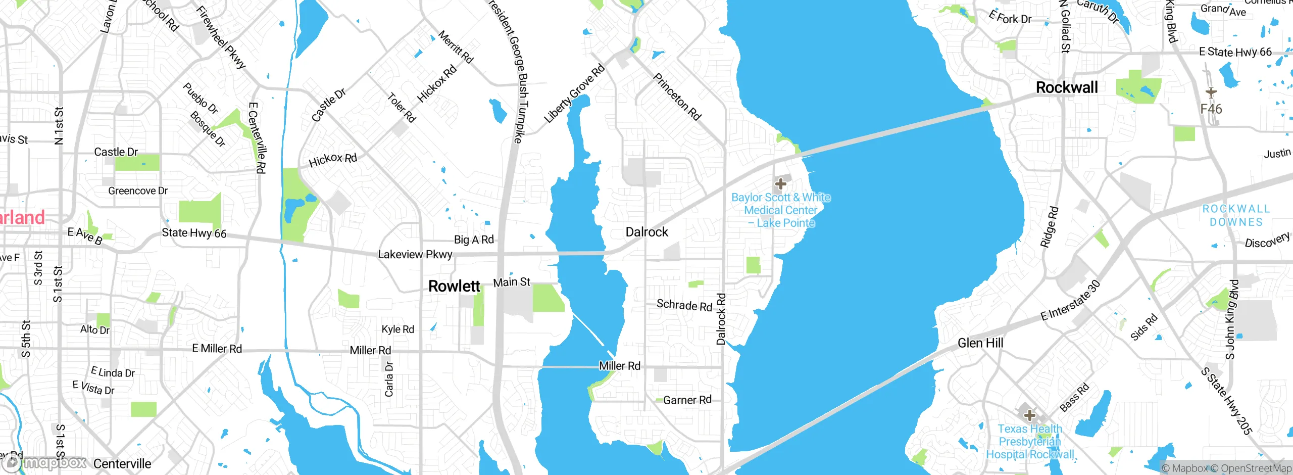 Map showing approximate location