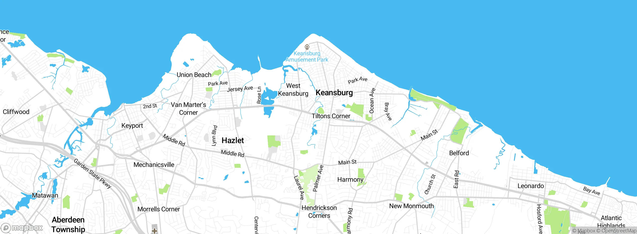 Map showing approximate location