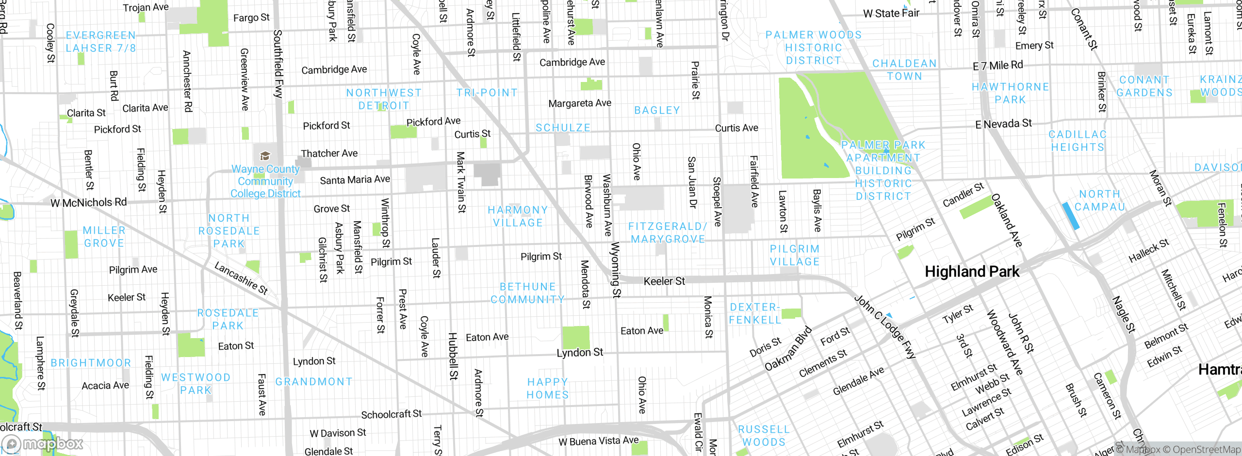 Map showing approximate location