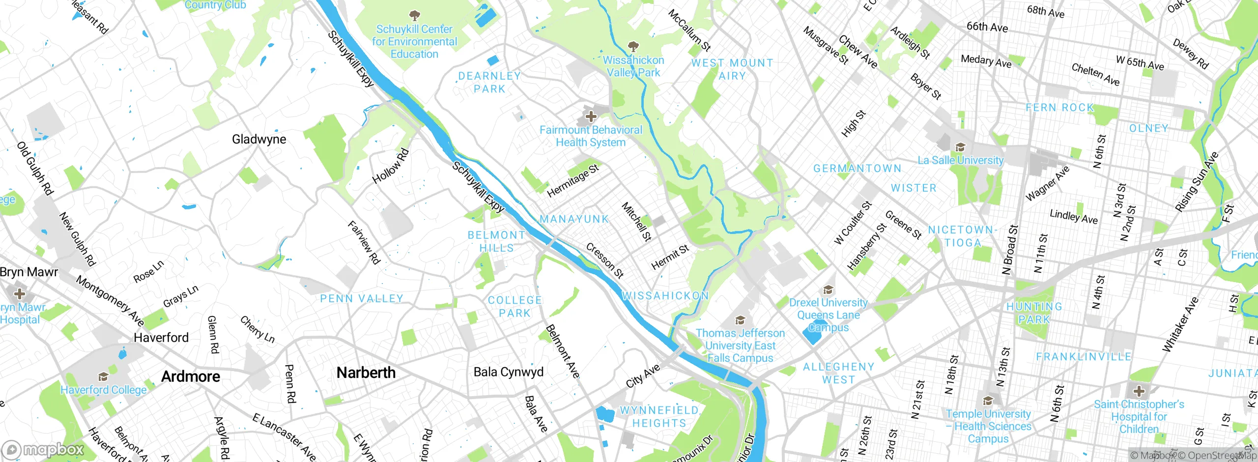 Map showing approximate location