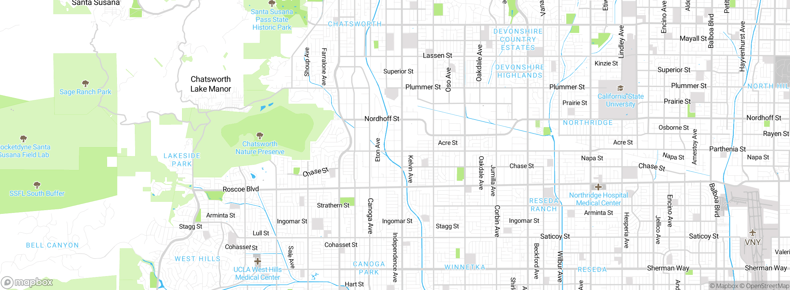Map showing approximate location