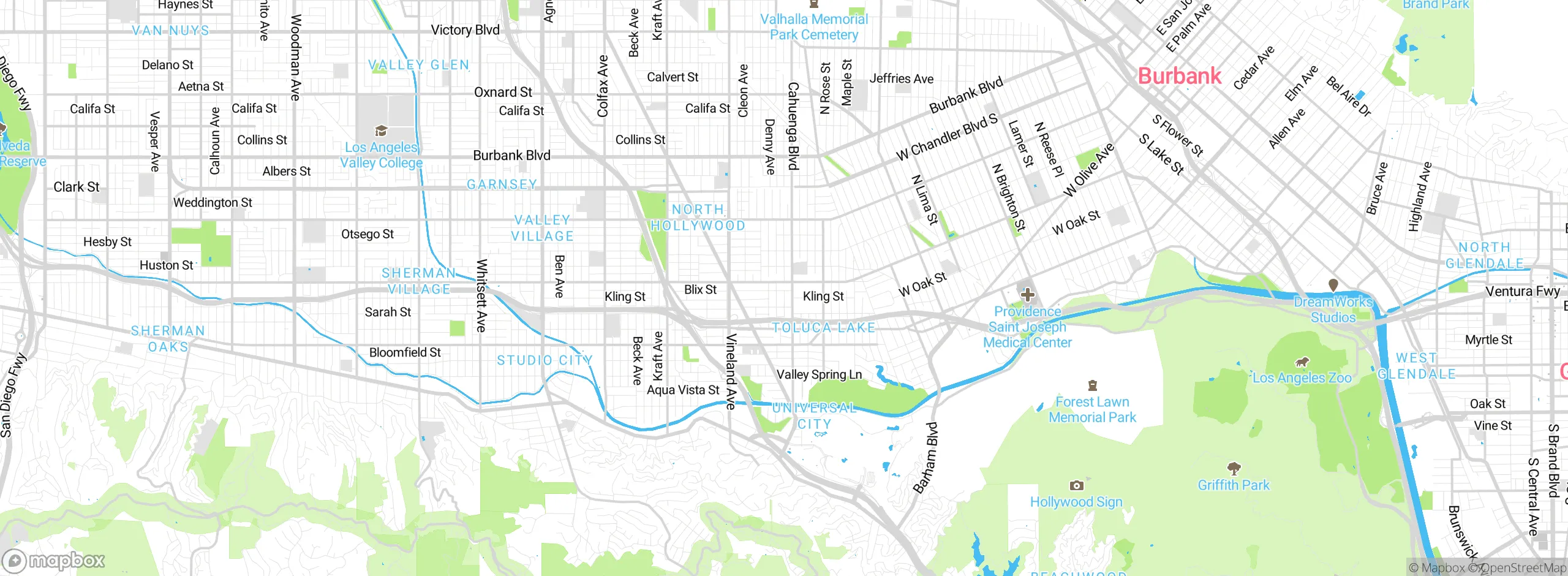 Map showing approximate location
