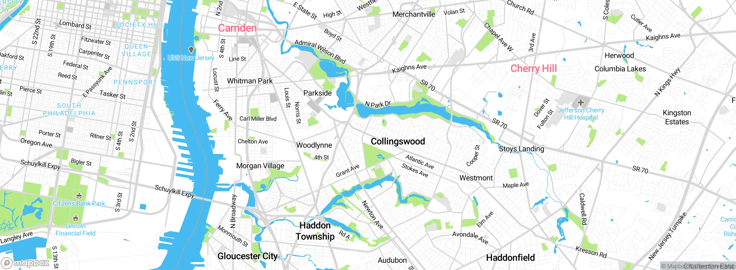 Map showing approximate location