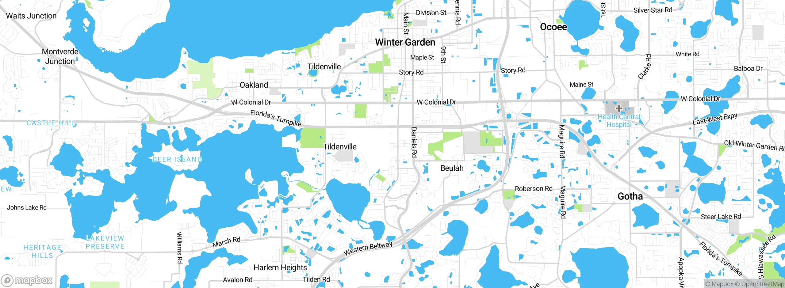 Map showing approximate location
