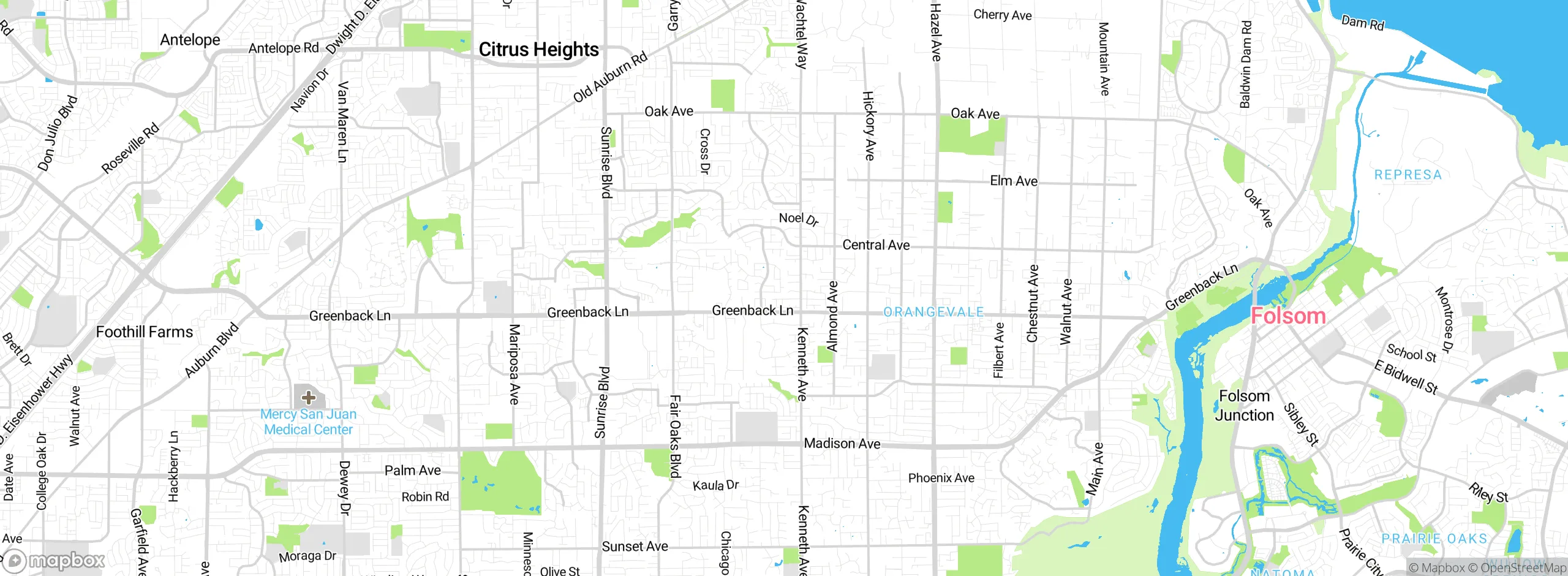 Map showing approximate location