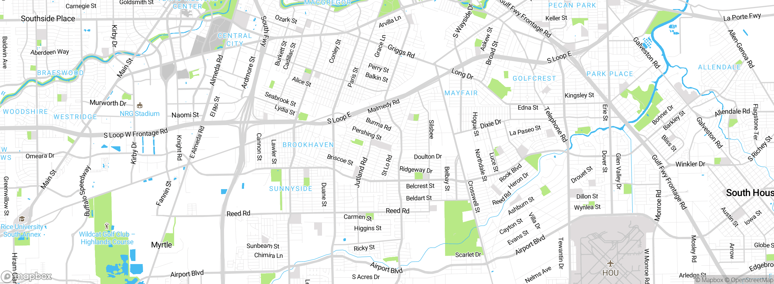 Map showing approximate location