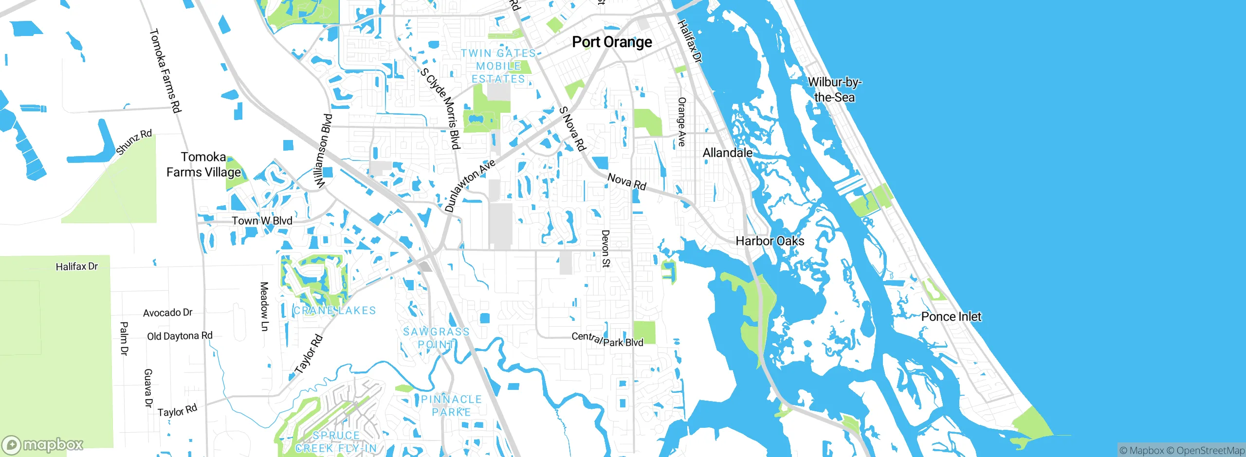Map showing approximate location