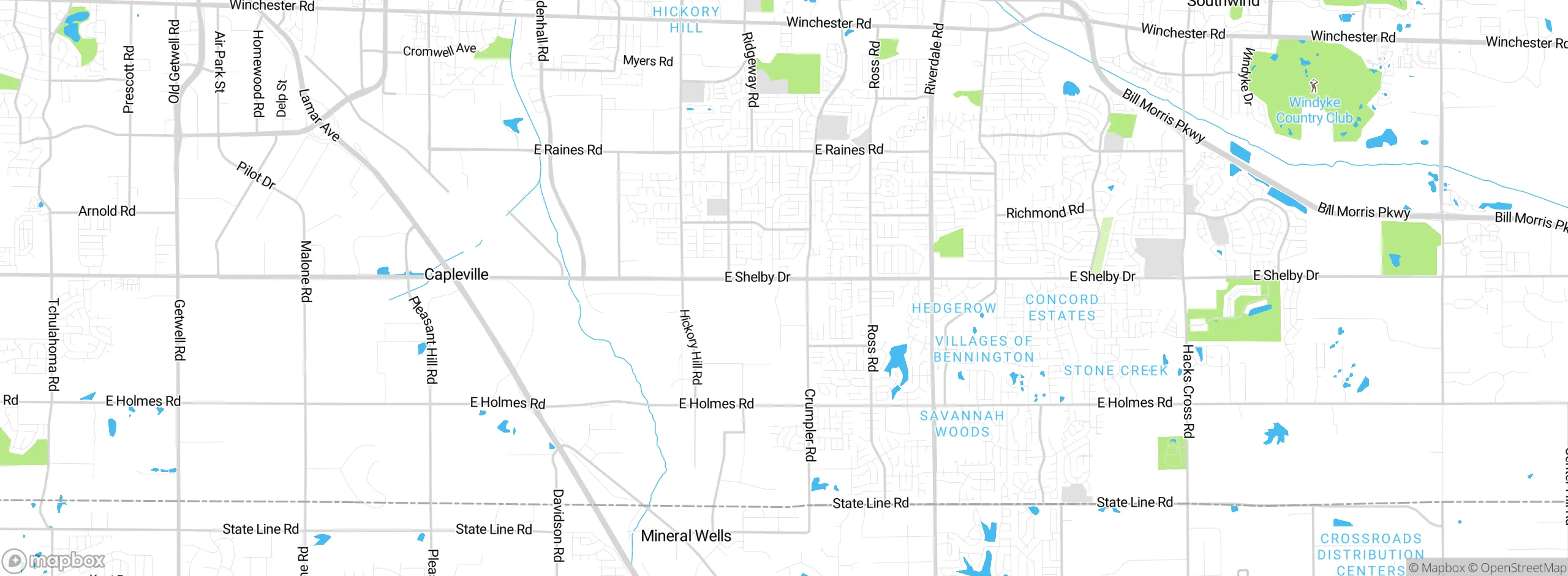 Map showing approximate location