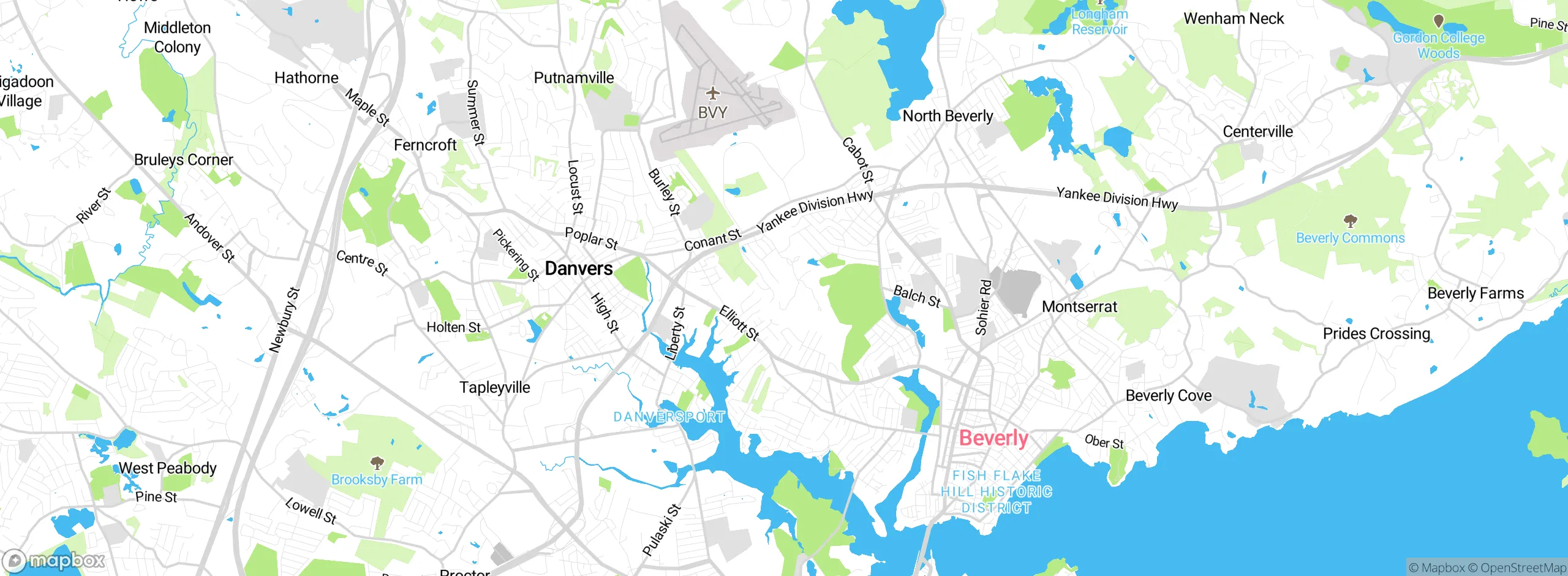 Map showing approximate location
