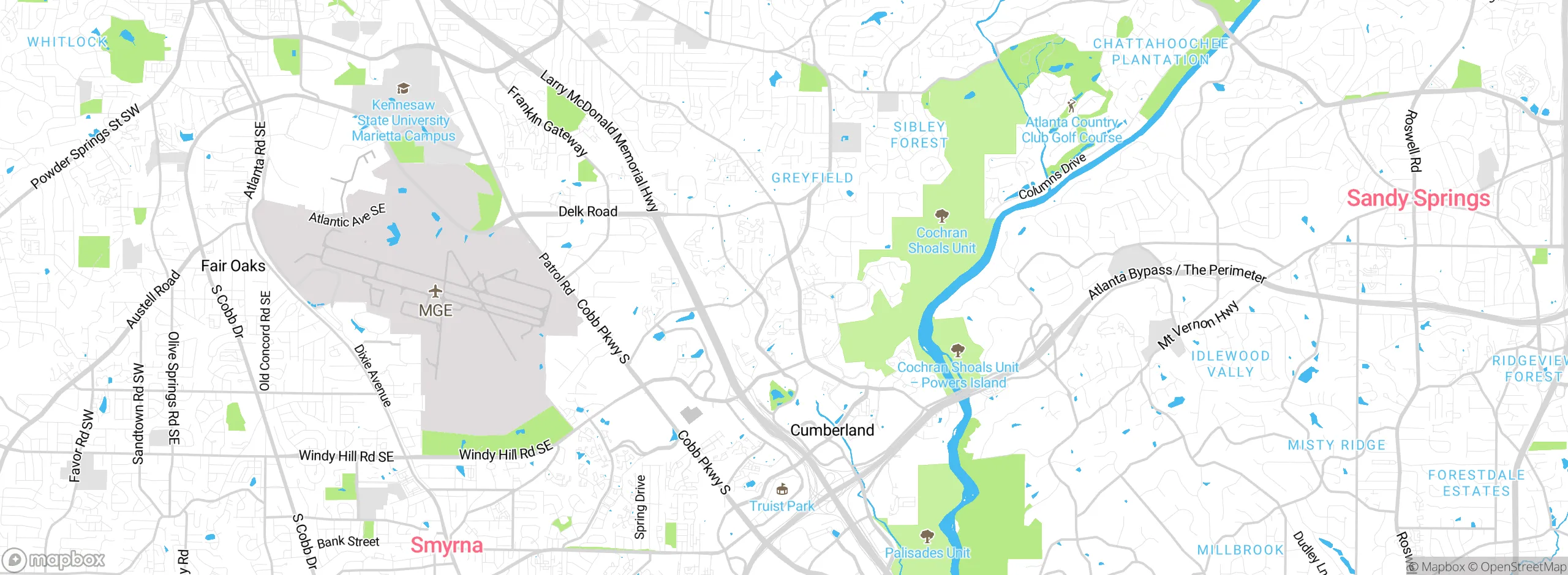 Map showing approximate location