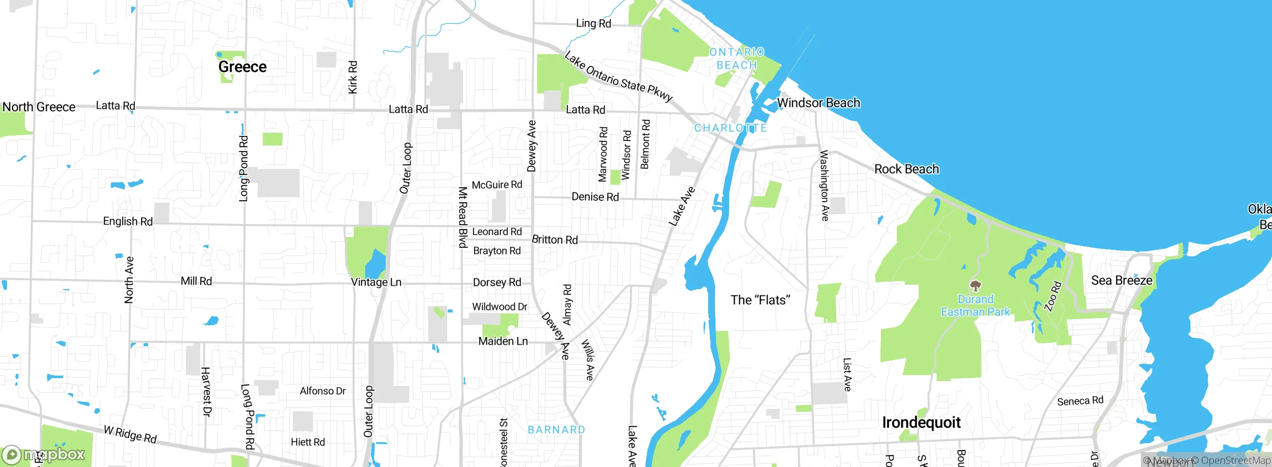 Map showing approximate location