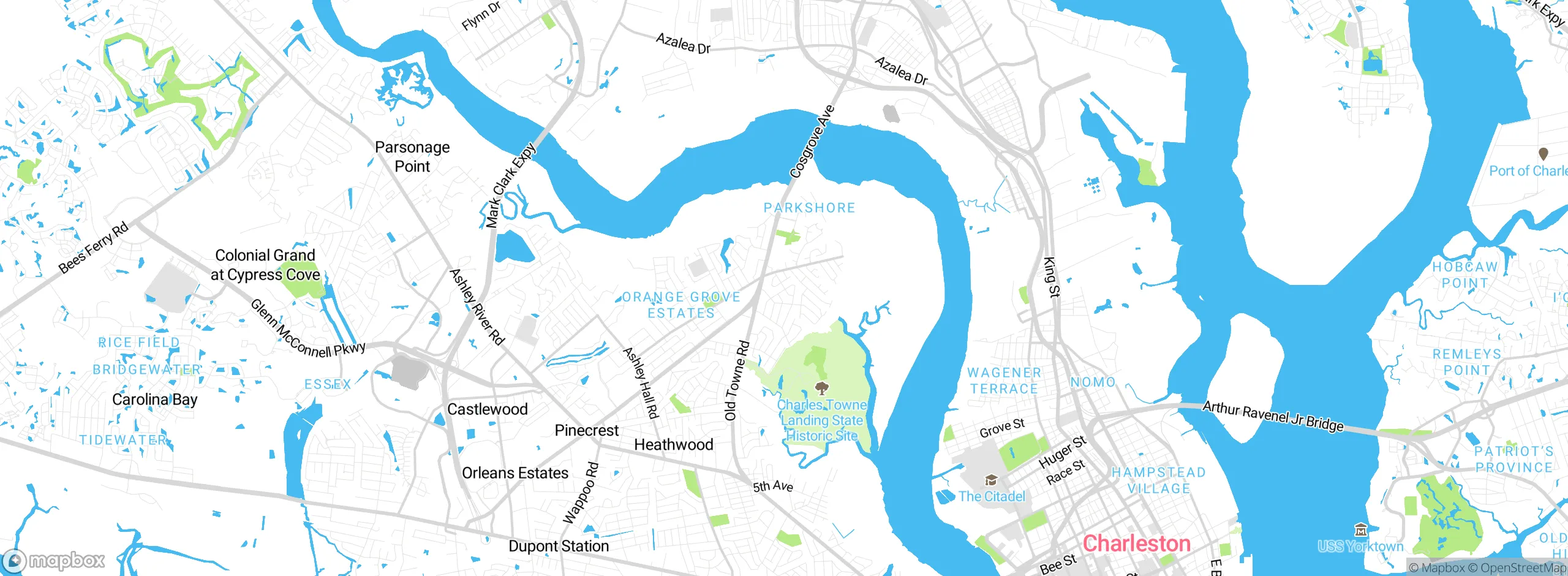 Map showing approximate location