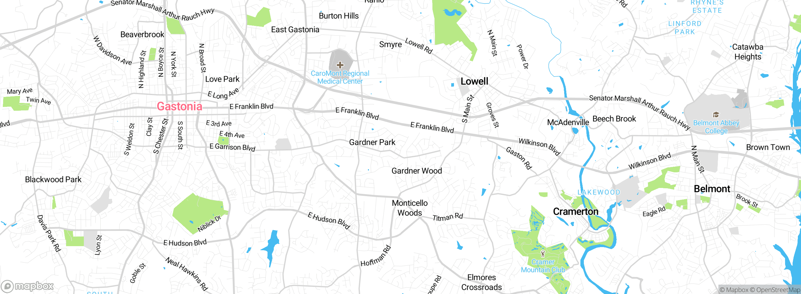 Map showing approximate location