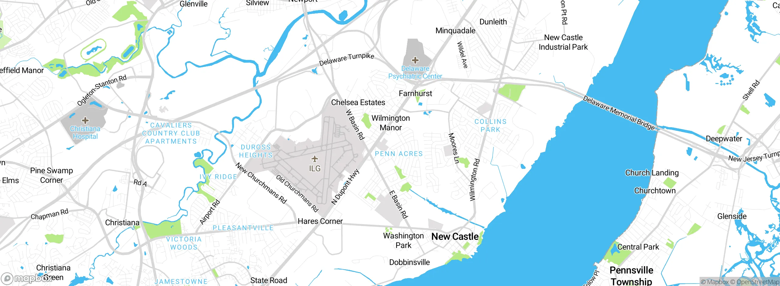 Map showing approximate location