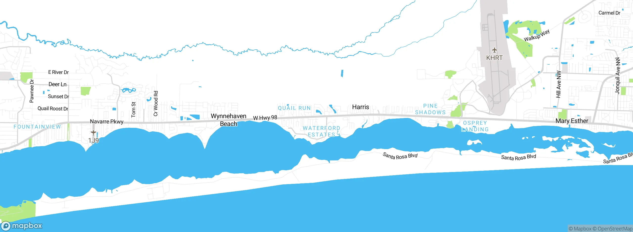 Map showing approximate location