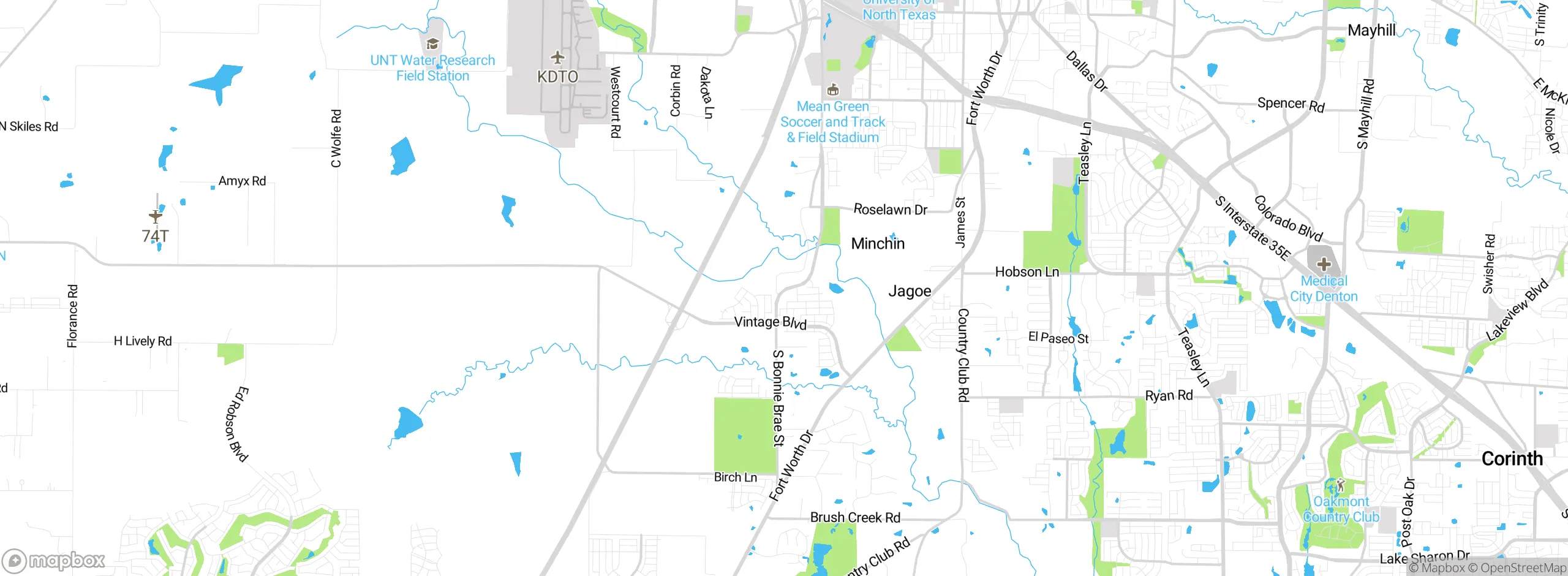 Map showing approximate location