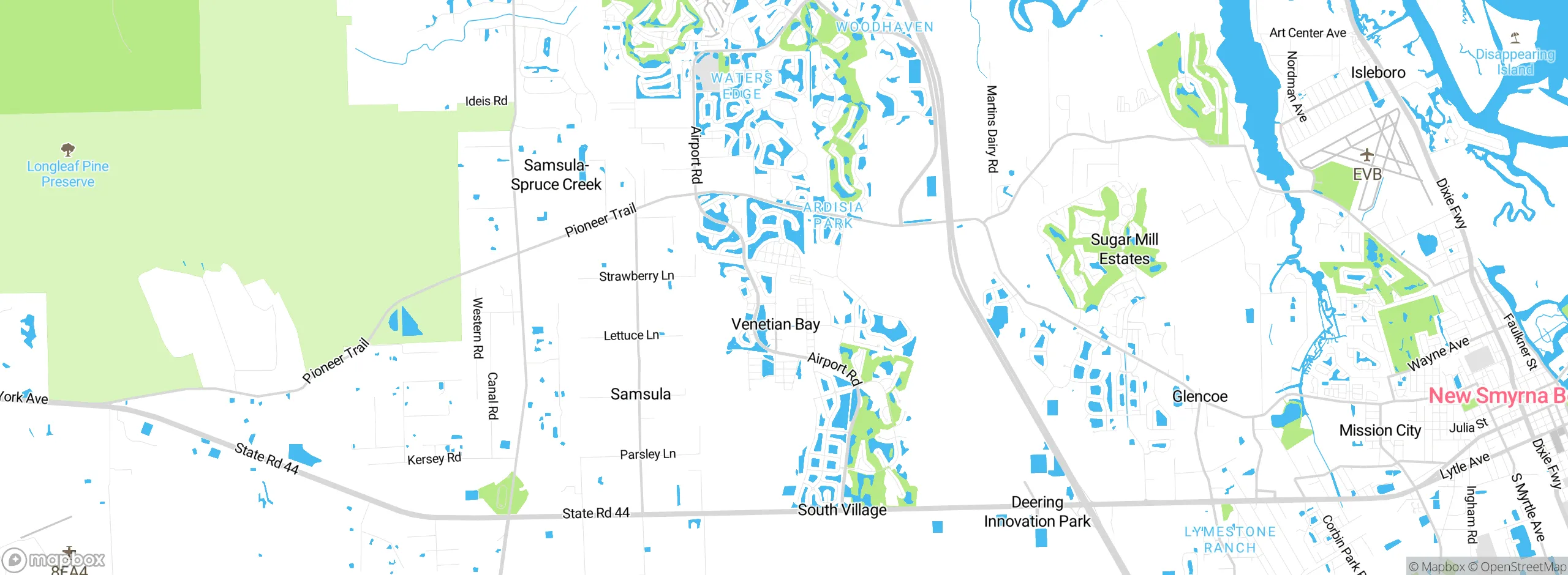 Map showing approximate location