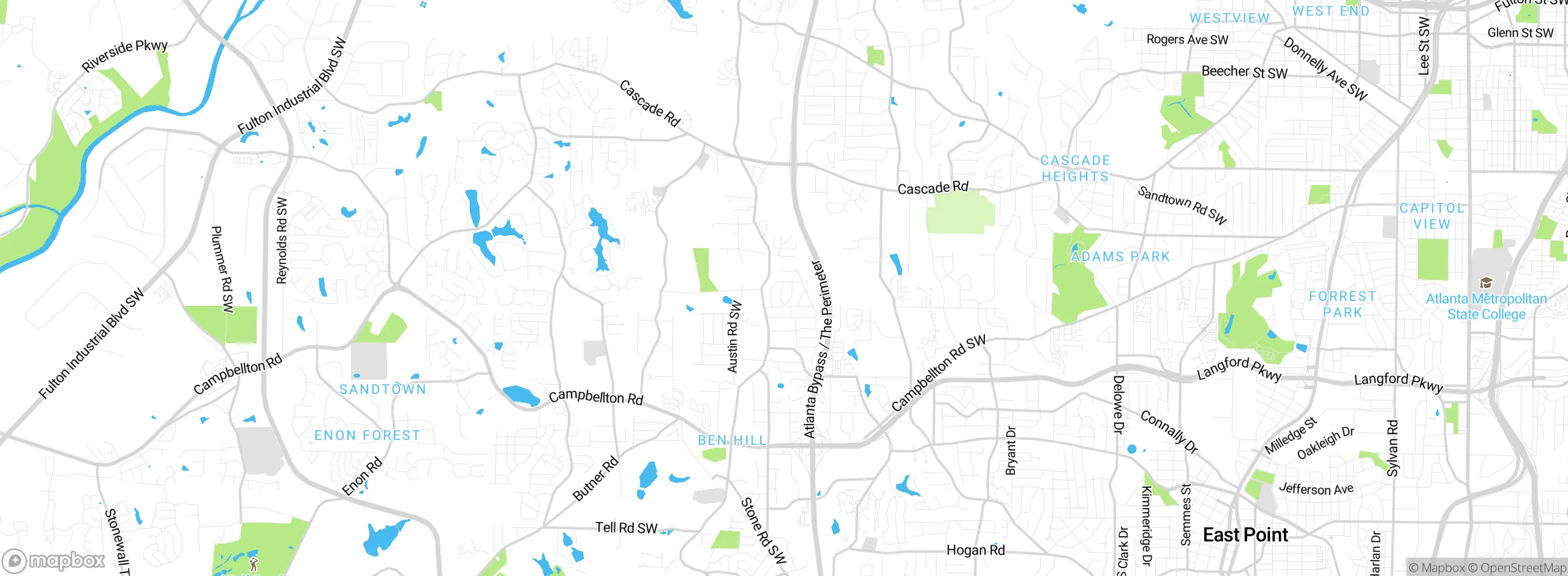Map showing approximate location