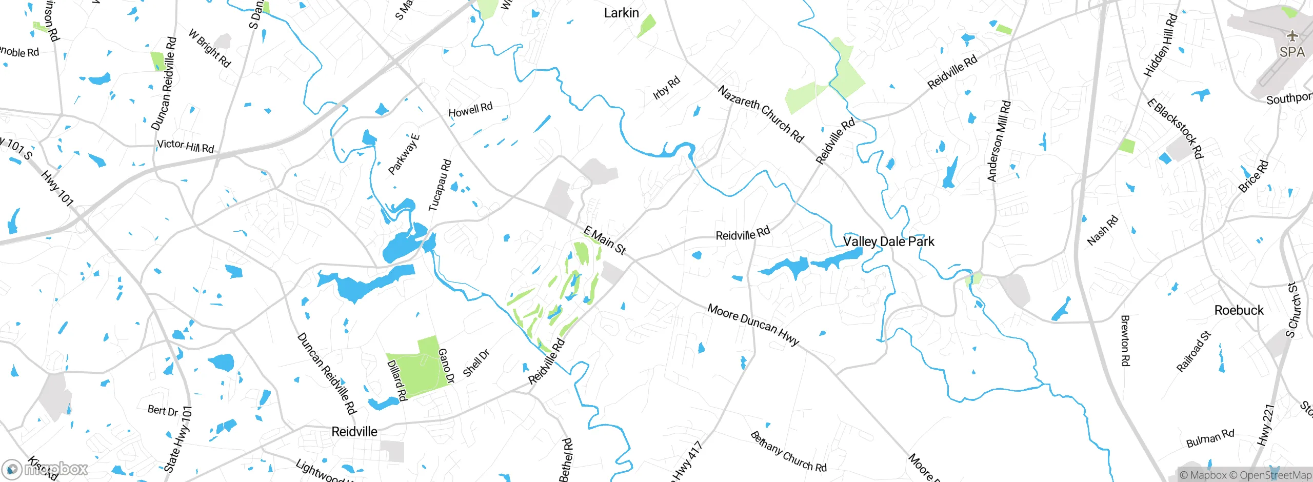 Map showing approximate location