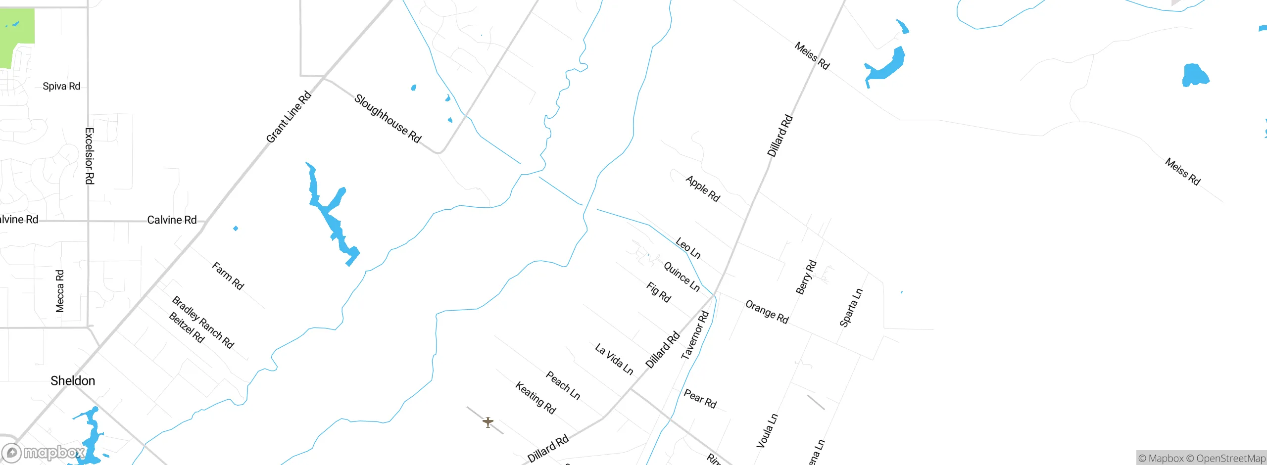 Map showing approximate location