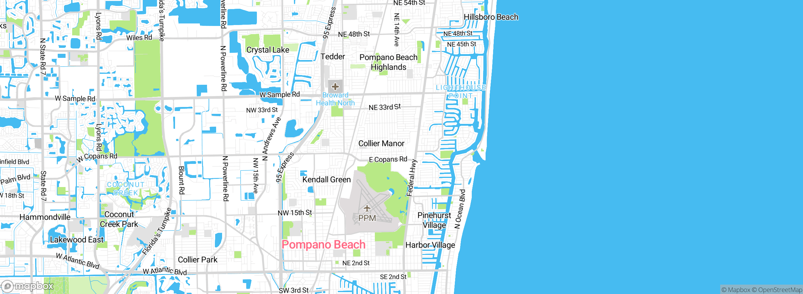 Map showing approximate location