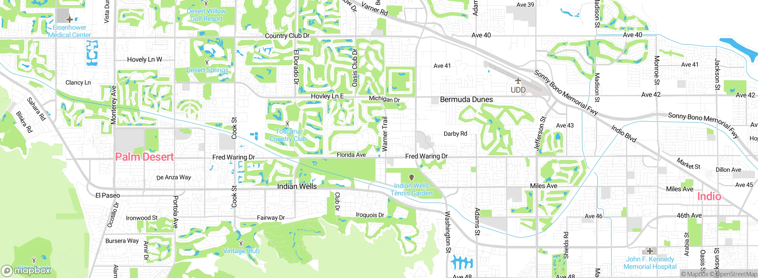Map showing approximate location