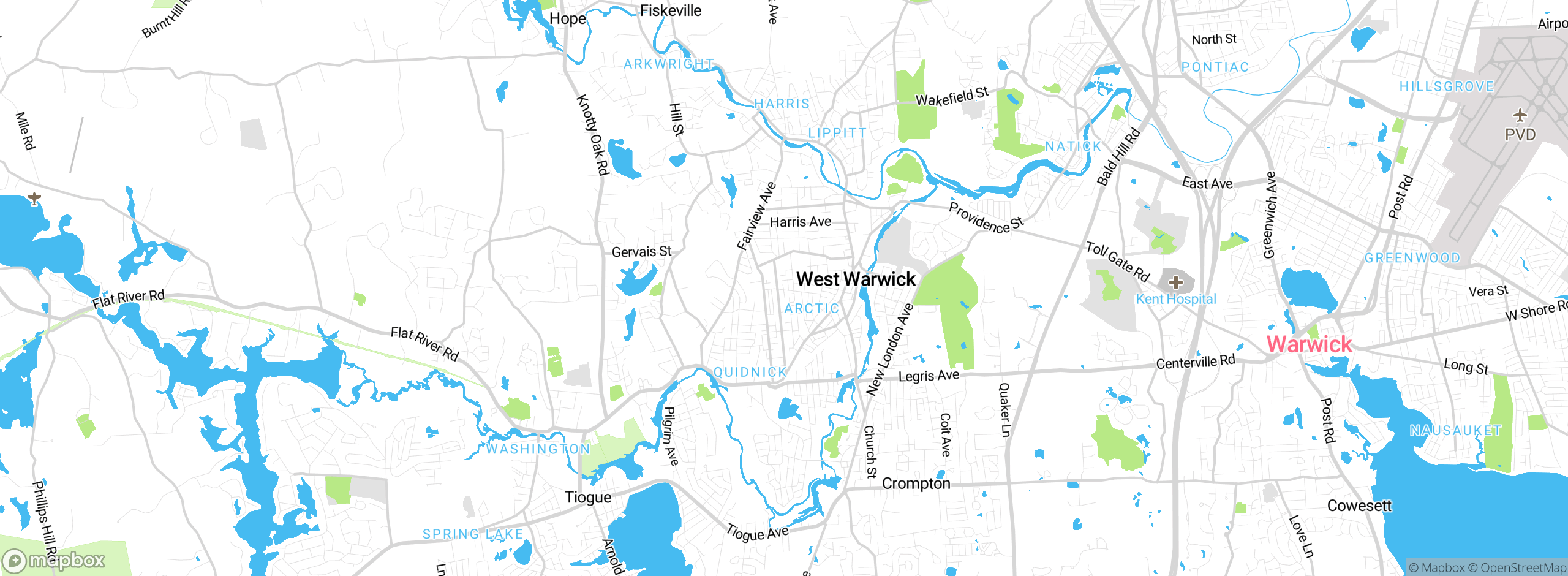 Map showing approximate location