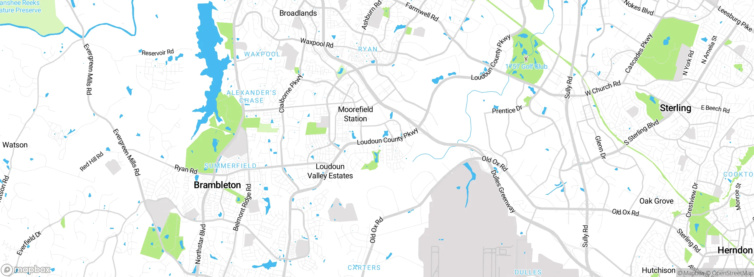 Map showing approximate location