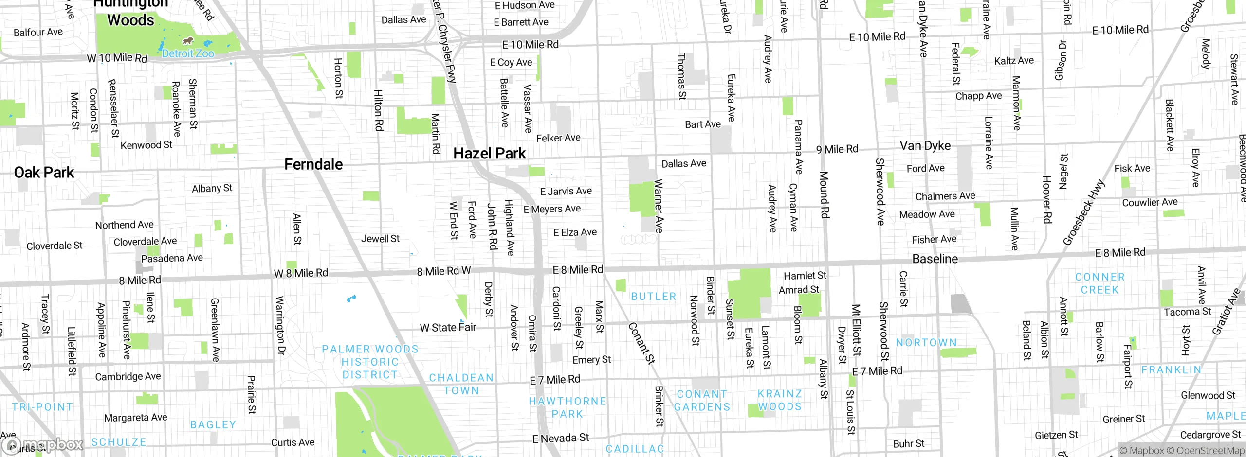 Map showing approximate location