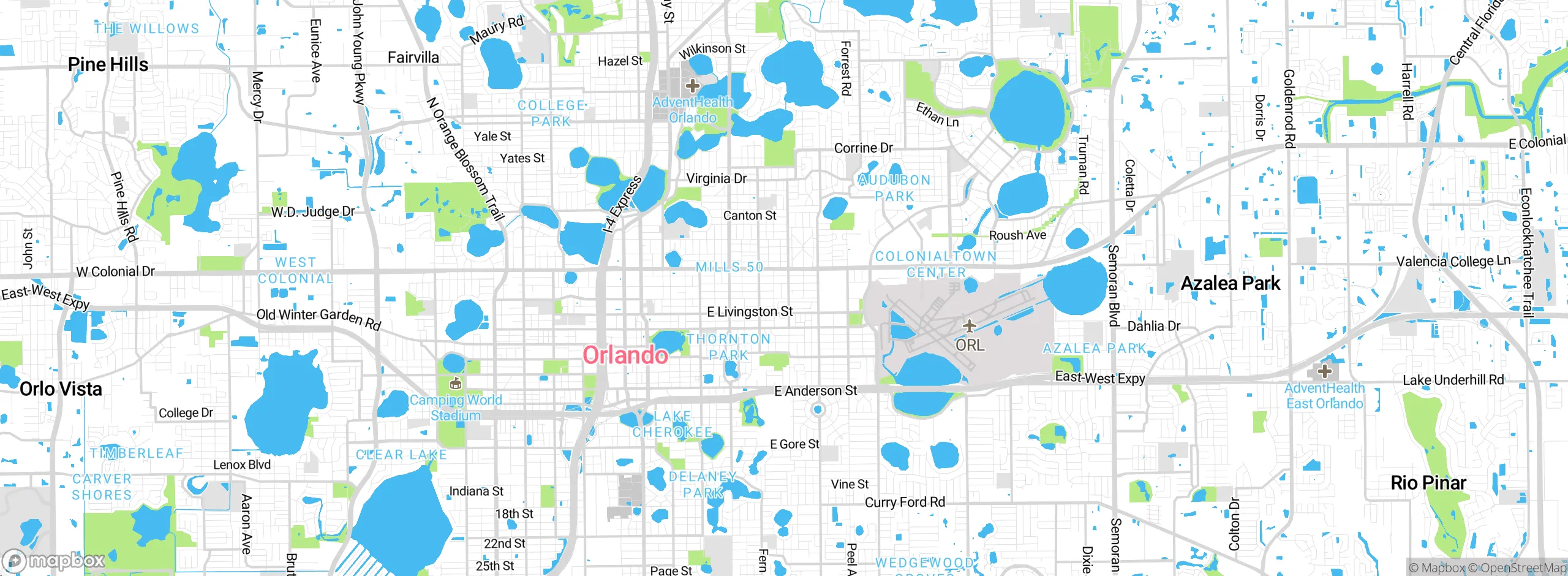 Map showing approximate location