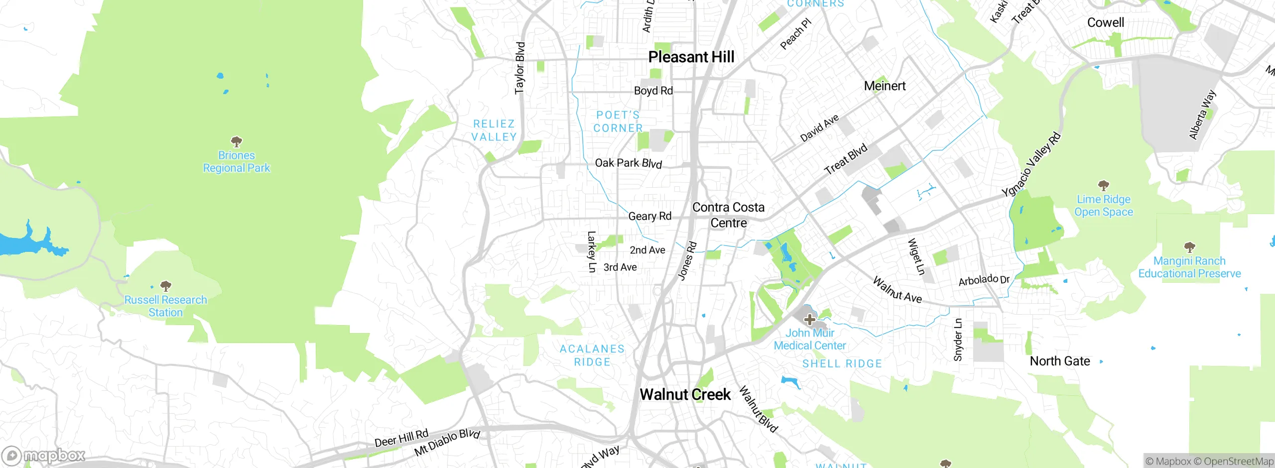 Map showing approximate location