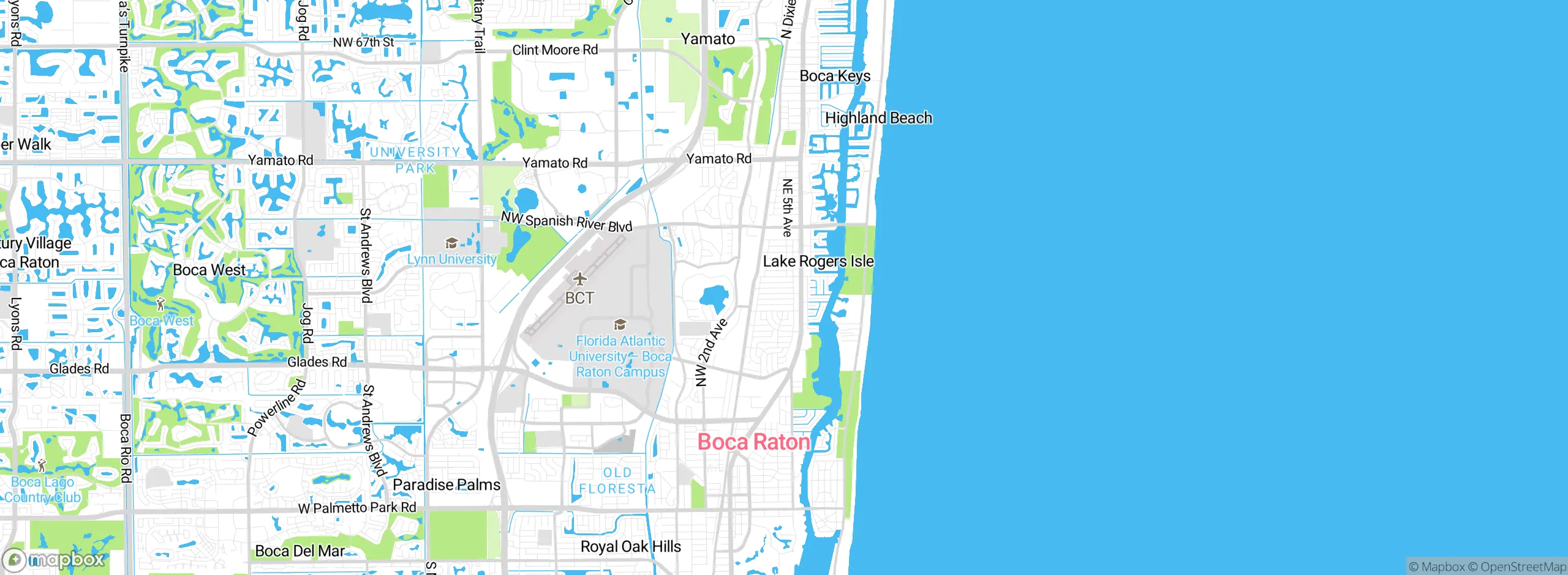 Map showing approximate location