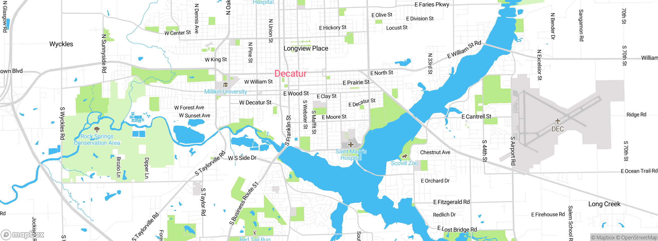 Map showing approximate location