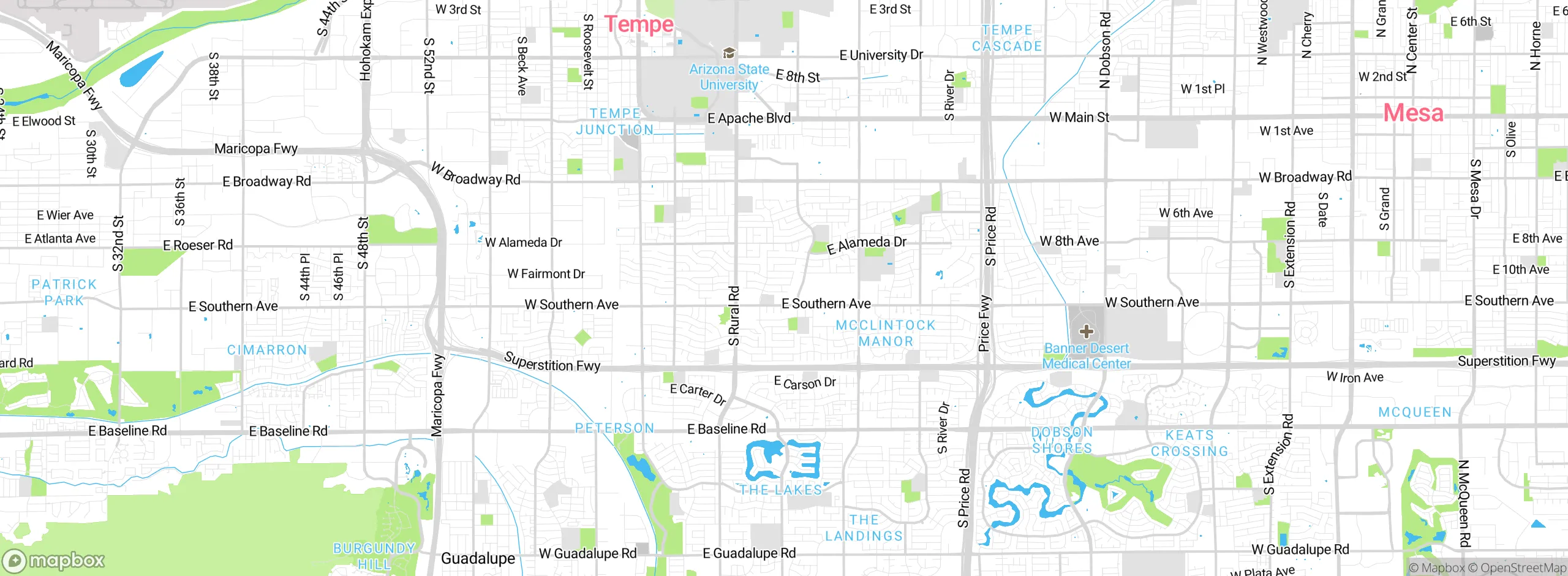 Map showing approximate location