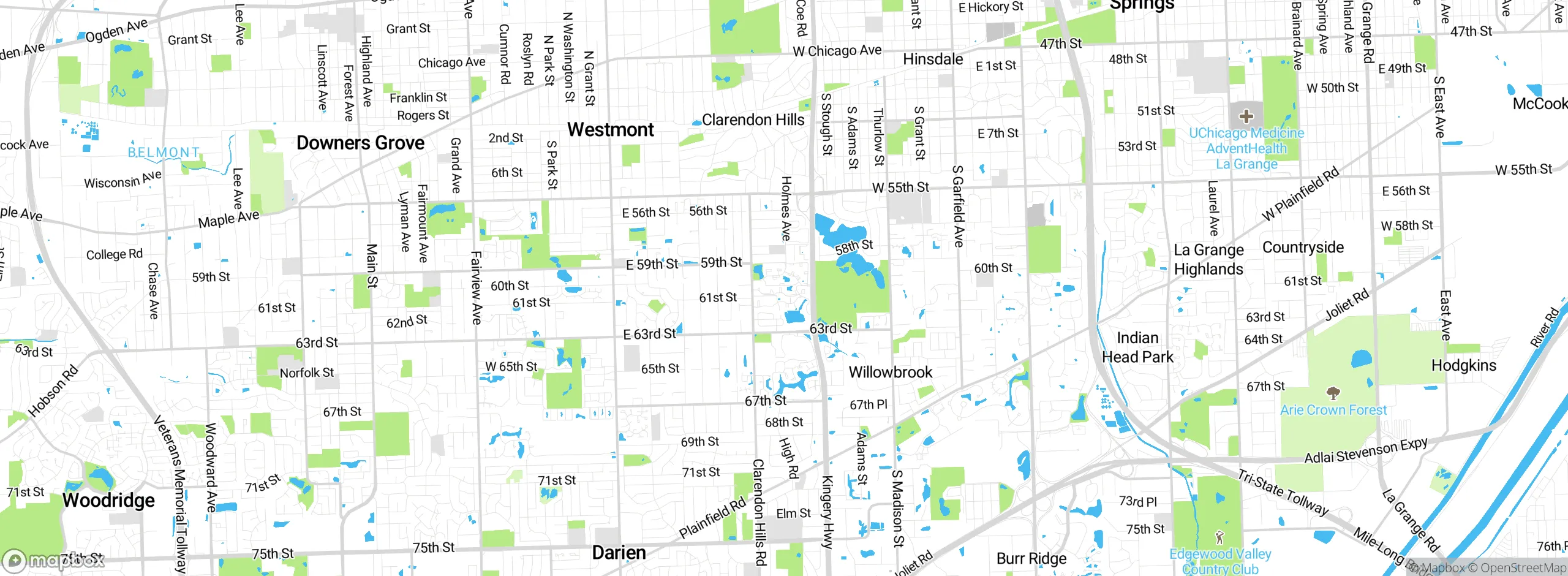 Map showing approximate location
